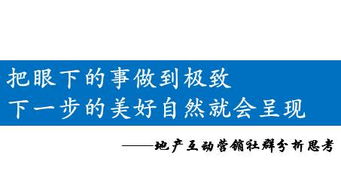 房地產互動營銷社群分析思考